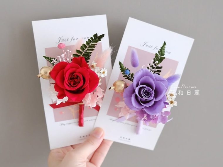 高雄永生花胸花