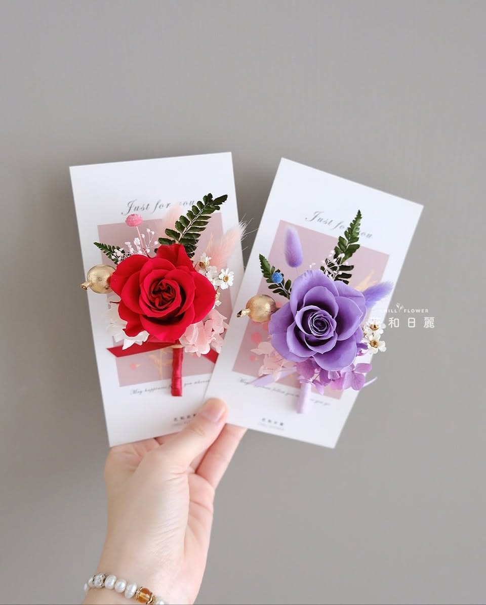 高雄永生花胸花